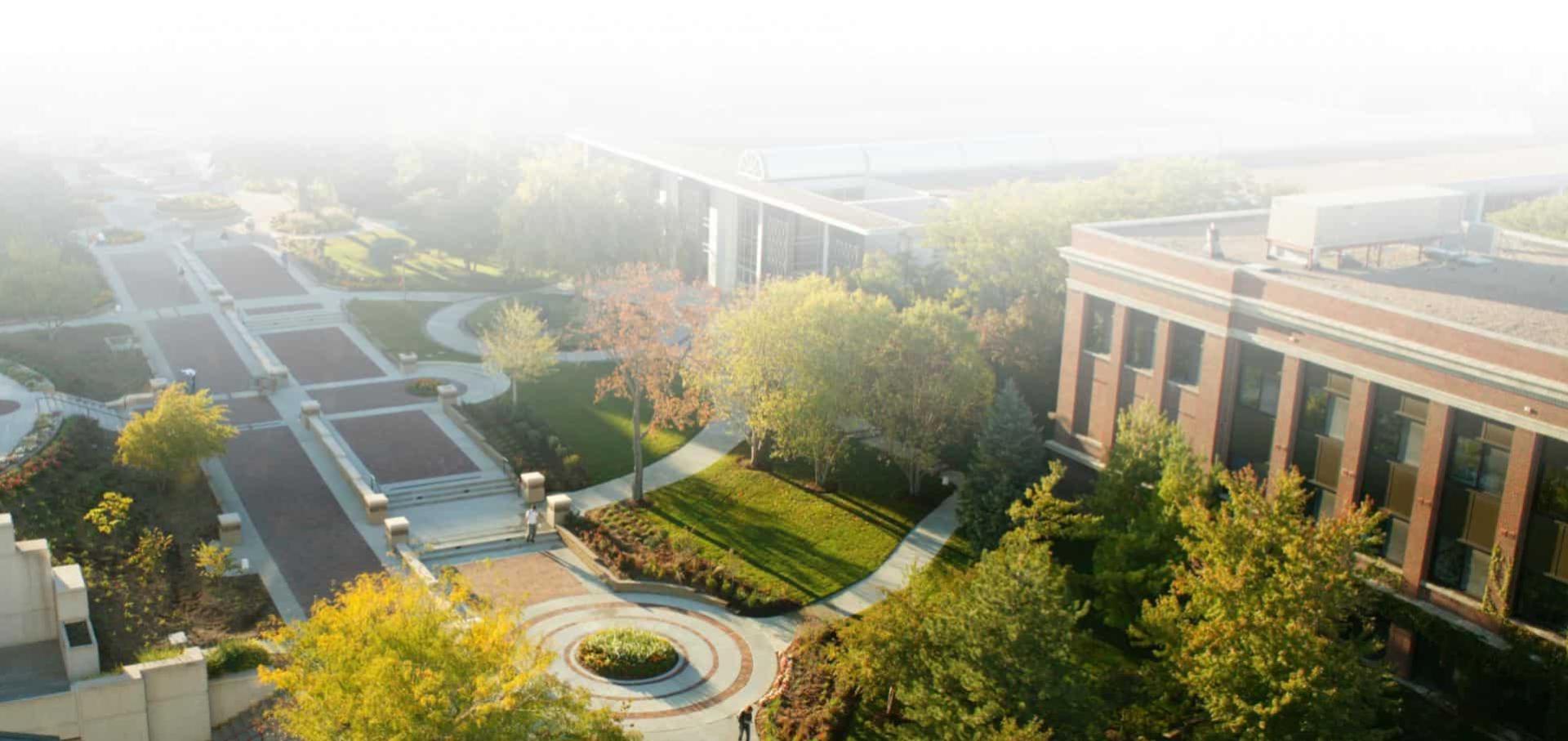 Campus aerial view